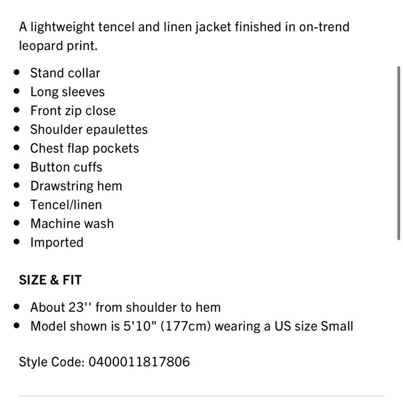 Rails Collins Utility Jacket Green Leopard BNWT - Picture 3 of 7